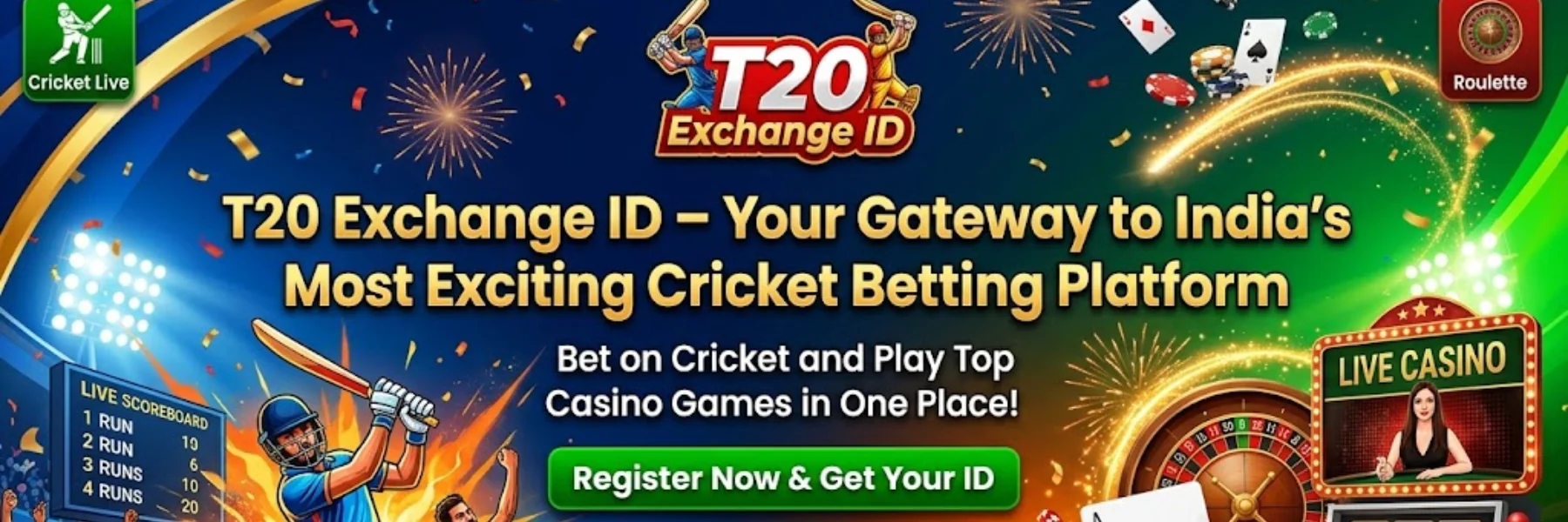 T20 Exchange ID – Your Gateway to India's Most Exciting Cricket Betting Platform